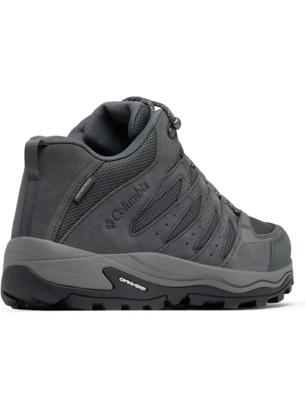 Men's Graphite Waterproof Shoes Solid Low Top Closed Toe Non Slip Hiking Boot